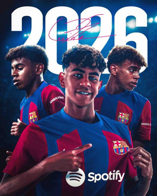 在线娱乐-官方：巴萨与亚马尔完成续约 新合同签至2026年